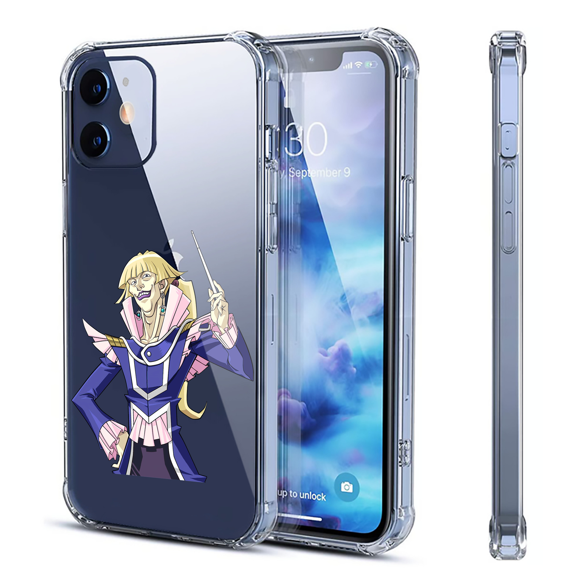 （画像用） 遊☆戯☆王 Yu-Gi-Oh! 【iPhone 12シリーズ対応】透明スマホケース（クリアソフトケース）
